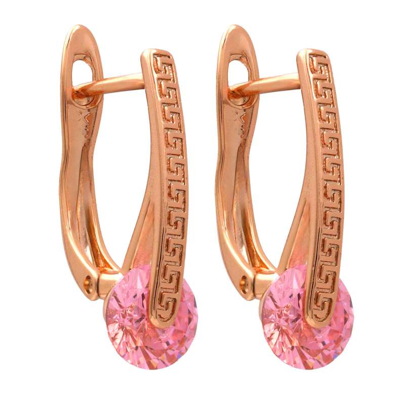 گوشواره زنانه ژوپینگ مدل نگین کد TE-10 گوشواره زنانه ژوپینگ مدل نگین کد TE-10