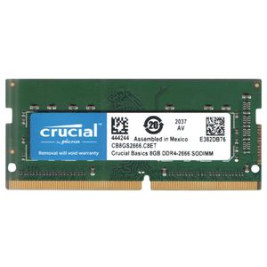 نقد و بررسی رم لپ تاپ DDR4 تک کاناله 2666 مگاهرتز CL19 کروشیال مدل Basics ظرفیت 8 گیگابایت توسط خریداران