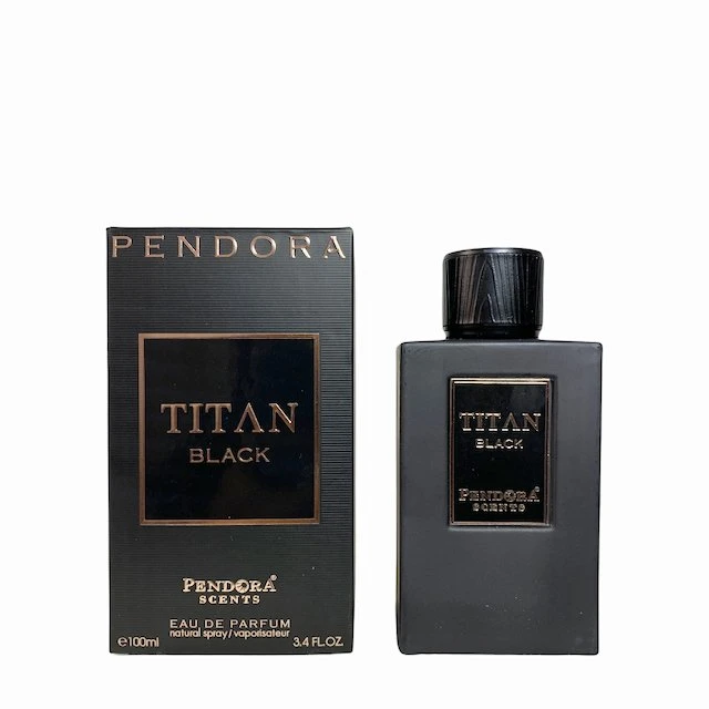 ادکلن مردانه پندورا  مدل Titan black Bvlgari حجم 100 میلی لیتر