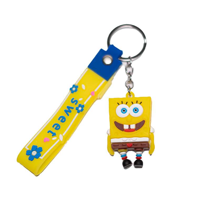 جاکلیدی مدل باب اسفنجی سیلیکونی