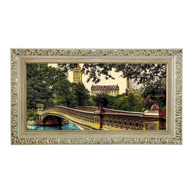 تابلو فرش ماشینی طرح دستبافت مدل پل کد 7640