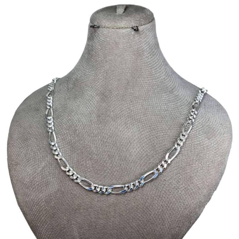 زنجیر نقره مردانه مدل فیگارو ایتالیایی کد arm5701 زنجیر نقره مردانه مدل فیگارو ایتالیایی کد arm5701