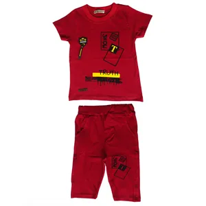 ست تی شرت و شلوارک بچگانه مدل K05