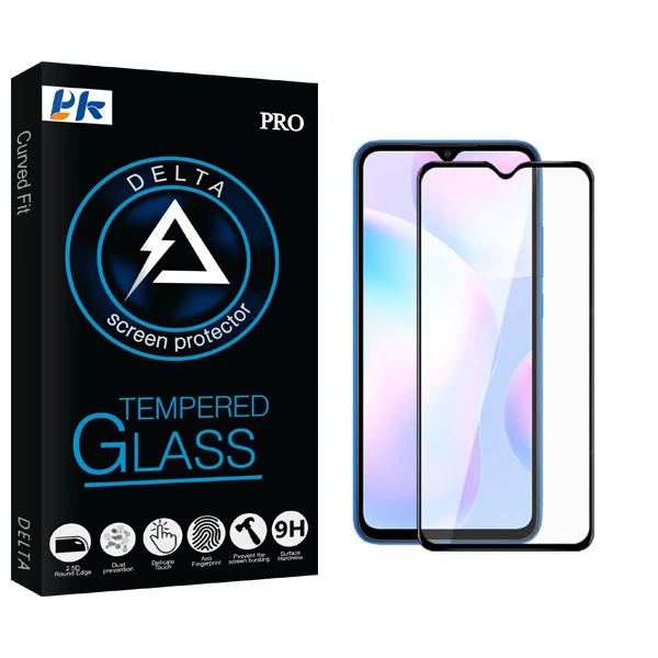 محافظ صفحه نمایش سرامیکی پی کی مدل Delta Glass مناسب برای گوشی موبایل شیائومی Redmi 9