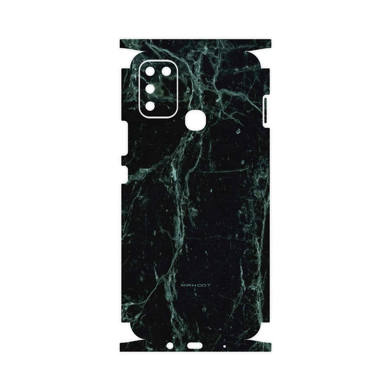 برچسب پوششی ماهوت مدل Graphite-Green-Marble-FullSkin مناسب برای گوشی موبایل اینفینیکس Hot 11 Play