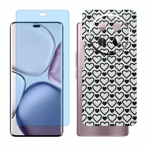 Glass Together model matte anti bluescreen protector suitable for Honor X9c mobile phone with back cover sticker