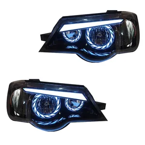 چراغ جلو خودرو گروه پژوهش صنعت مدرن مدل Angry-B-W مناسب برای پراید 111و 132 بسته دو عددی