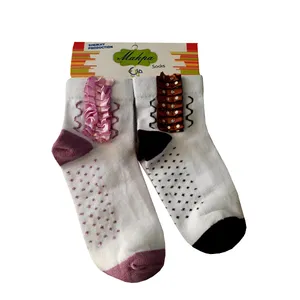 جوراب دخترانه مهپا مدل پلیسه مجموعه 2 عددی