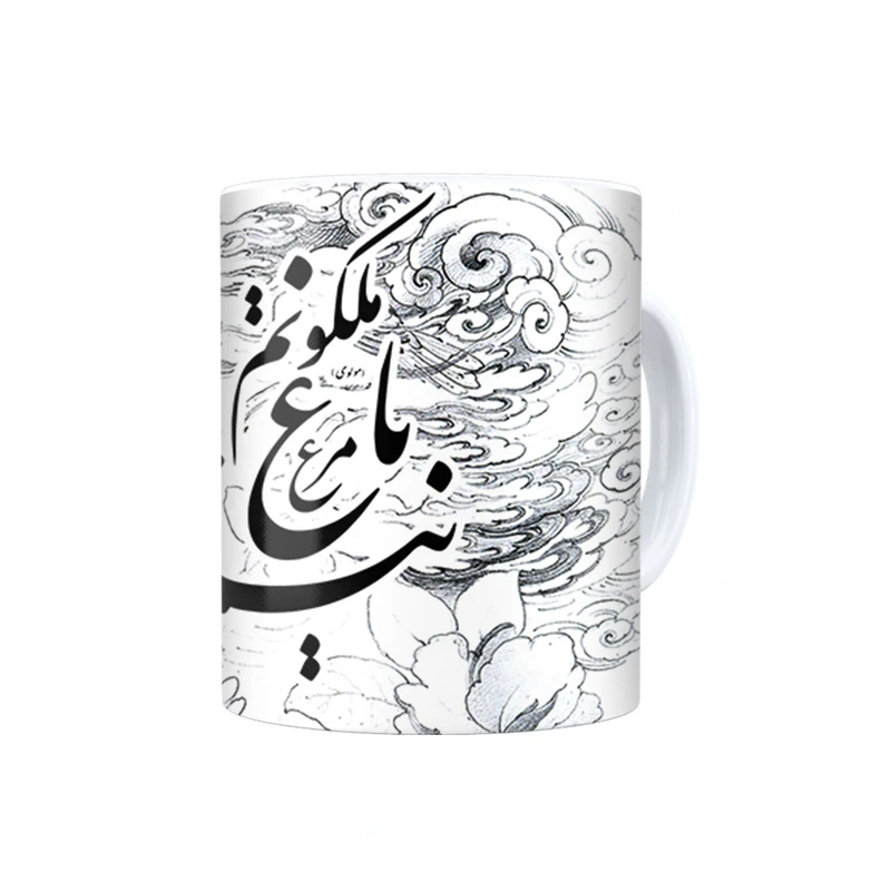 ماگ ترمه طراحان ایده مدل مرغ باغ ملکوت کد trm113