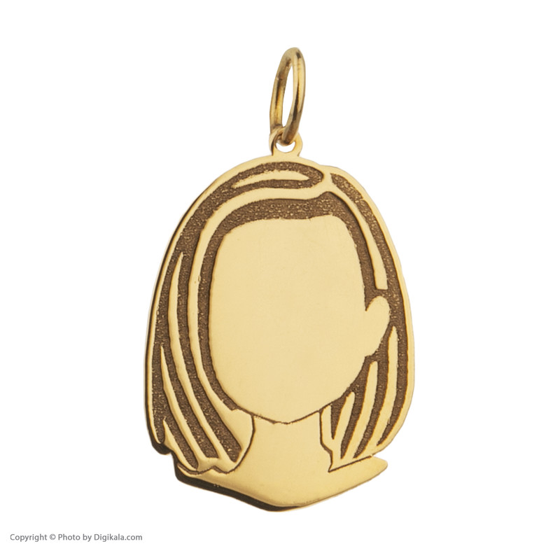 آویز گردنبند طلا 18 عیار زنانه مایا ماهک مدل MM1379 طرح گیسو