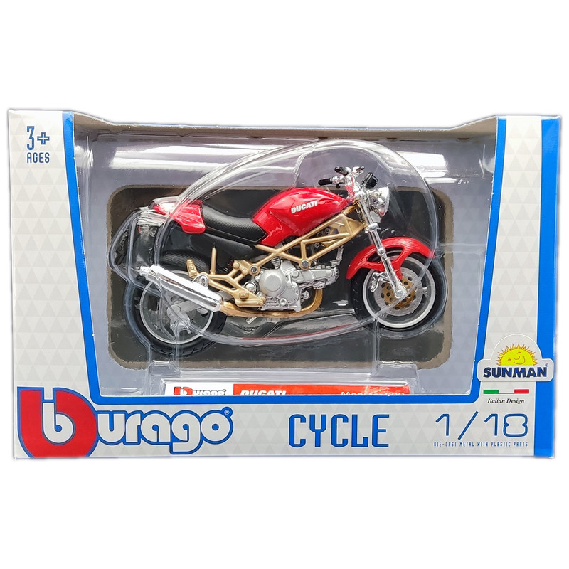 موتور بازی بوراگو مدل DUCATI Monster 900 موتور بازی بوراگو مدل DUCATI Monster 900