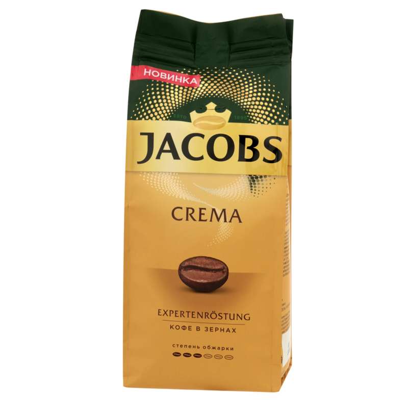 دانه قهوه جاکوبز مدل crema - مقدار 230 گرم
