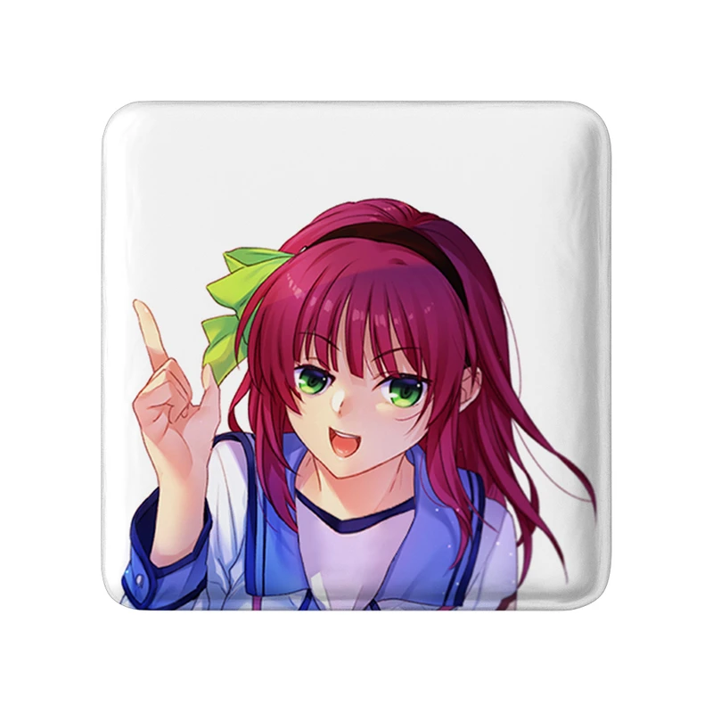 مگنت خندالو طرح یوری انیمه آنجل بیتس مدل مربعی کد 31917