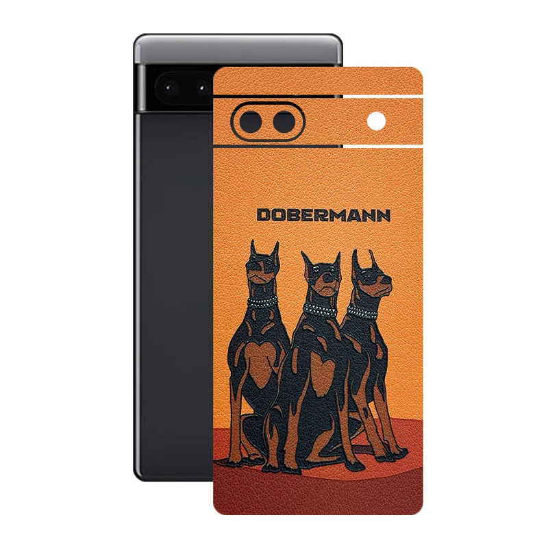 برچسب پوششی ریمکس مدل Leth طرح دوبرمن مناسب برای گوشی موبایل گوگل Pixel 6a