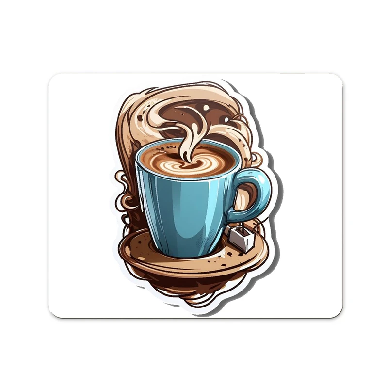 ماوس پد مدل زیبای قهوه کد 297