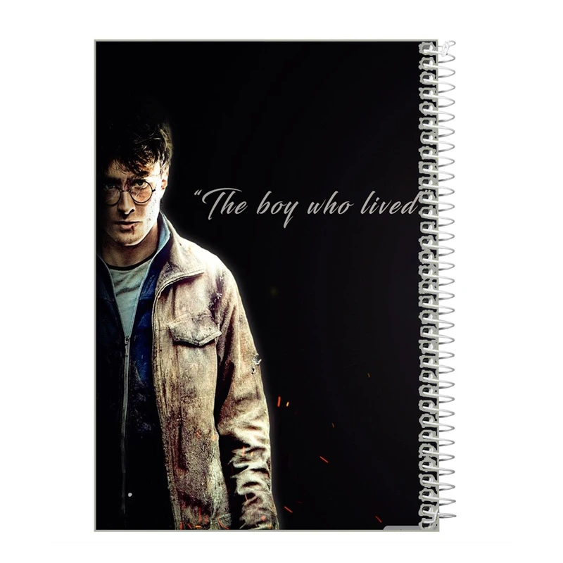 دفتر زبان 60 برگ طرح هری پاتر z147