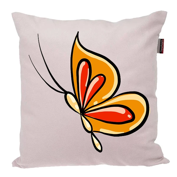 کوسن ناریکو مدل فانتزی طرح پروانه کد 0583