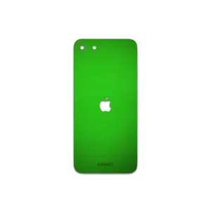 MAHOOT Metallic-Green Cover Sticker for Apple iPhone SE 2020