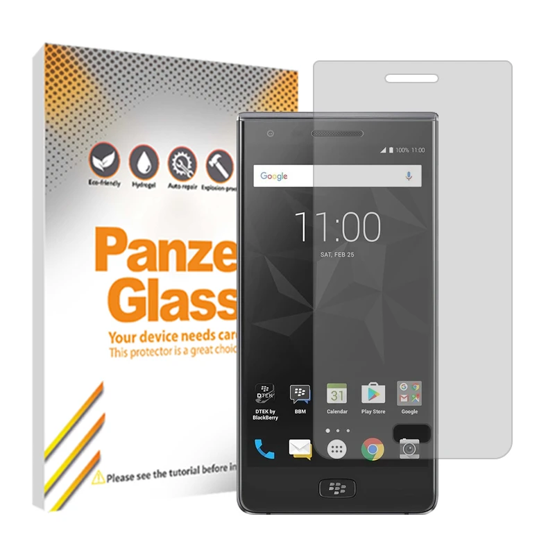 محافظ صفحه نمایش شفاف پنزر گلس مدل Resistant مناسب برای گوشی موبایل بلک بری Motion BBD100-6