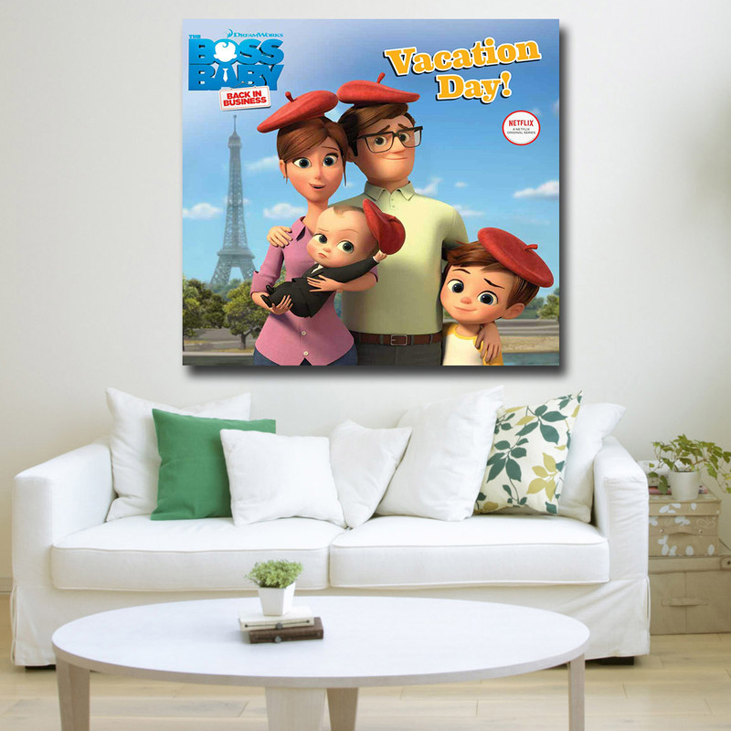  تابلو کودک و نوزاد مدل بچه رئیس کد 8