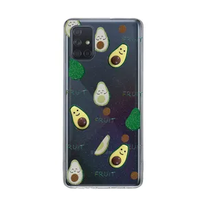 کاور دکین مدل Fanzy طرح آووکادو مناسب برای گوشی موبایل سامسونگ Galaxy A51