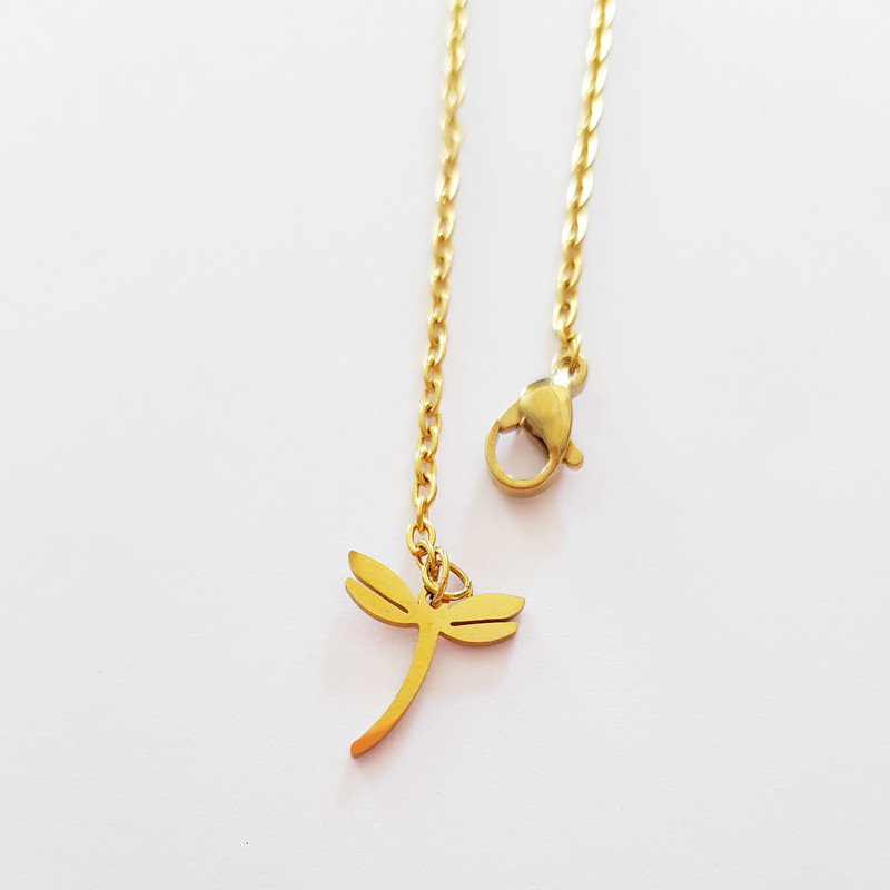 آویز ساعت زنانه مدل سنجاقک