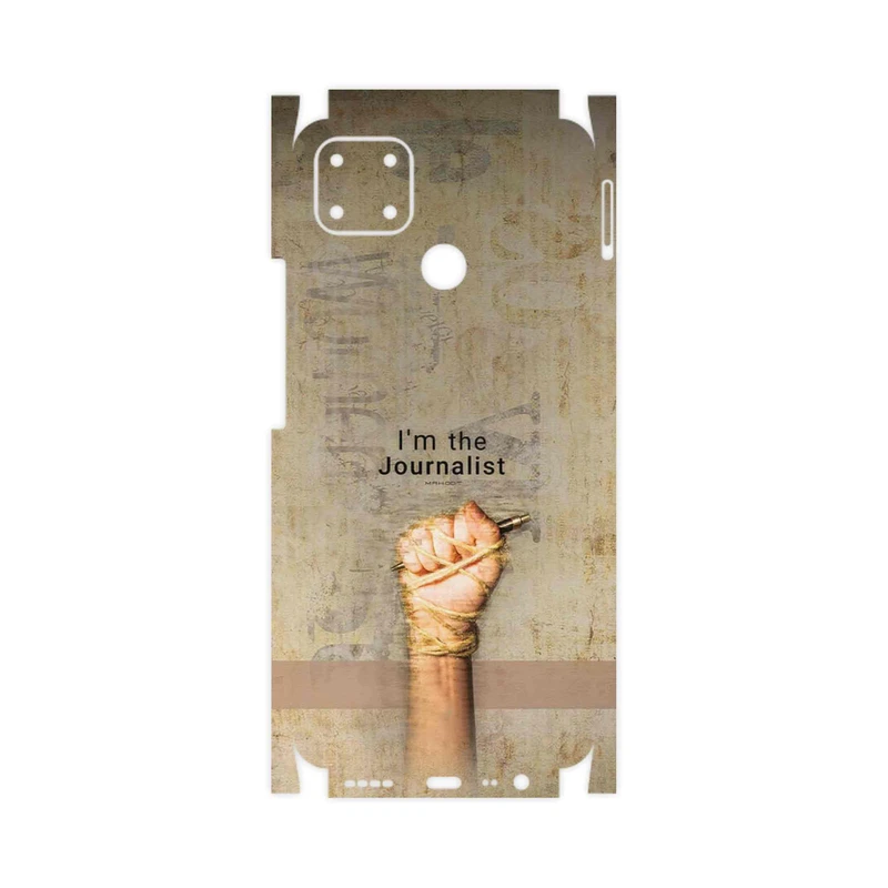 برچسب پوششی ماهوت مدل Journalist-FullSkin مناسب برای گوشی موبایل ریلمی C25s