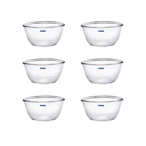 کاسه شیشه و بلور اصفهان مدل onix15 بسته 6 عددی