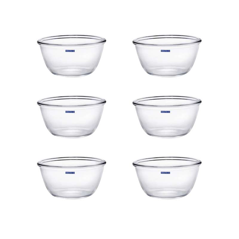 کاسه شیشه و بلور اصفهان مدل onix15 بسته 6 عددی کاسه شیشه و بلور اصفهان مدل onix15 بسته 6 عددی