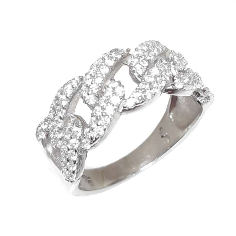 انگشتر نقره زنانه کد 78