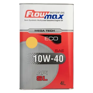 روغن موتور خودرو فلومکس مدل MEGATECH 10W40 ECO حجم 4 لیتر