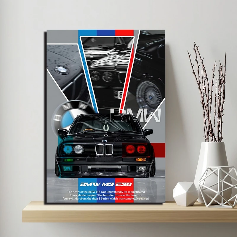 تابلو شاسی بکلیت طرح ماشین BMW M3 مدل SH-S10790 