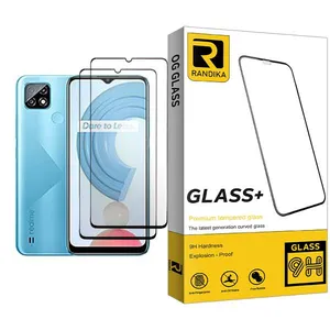 Randika Randika Glass MIX002 Screen Protector For Realme C21 Pack Of 2