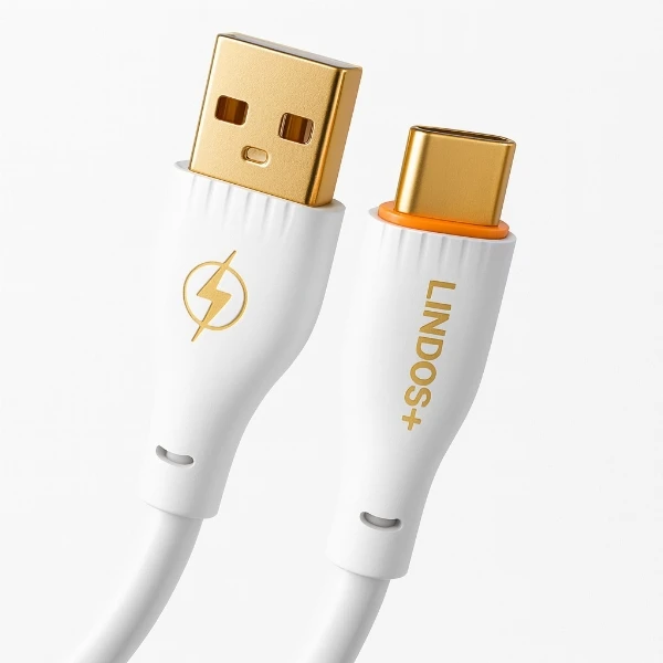 کابل تبدیل USB به USB-C لیندوس پلاس مدل Galaxy-A52 طول 1 متر