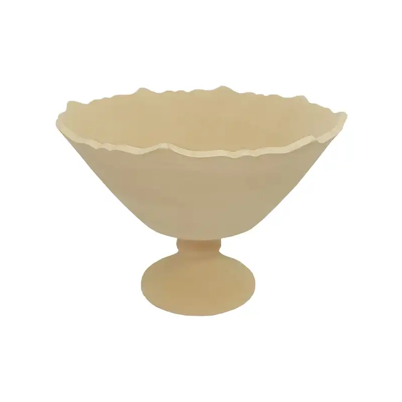 شکلات خوری سفالی خام مدل شیپوری کد D17