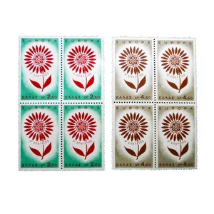 تمبر یادگاری مدل گل کد h-698 مجموعه 8 عددی