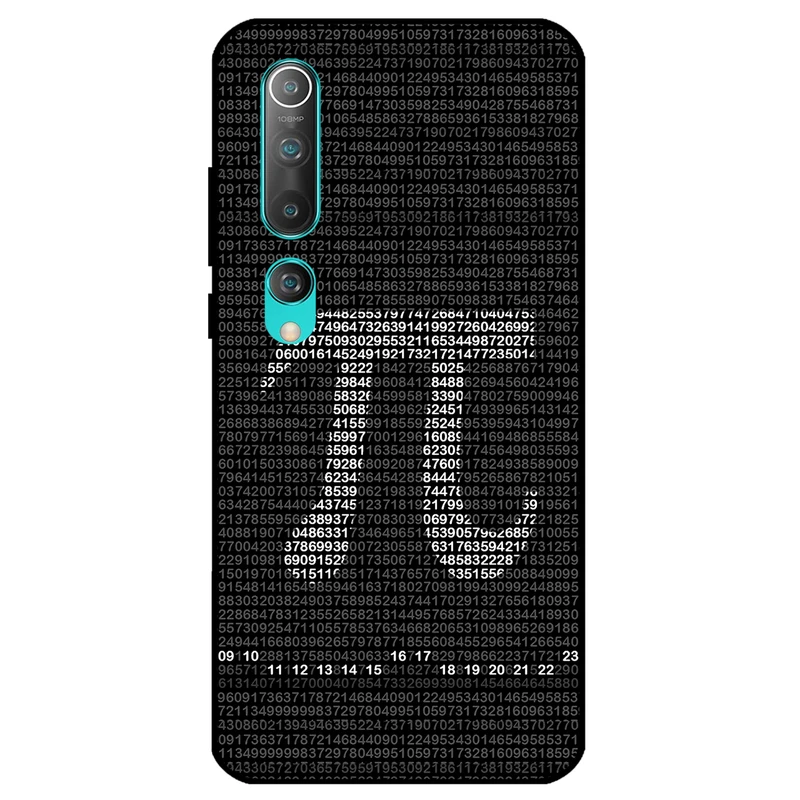 کاور مگافون طرح عدد پی مدل 7240 مناسب برای گوشی موبایل شیائومی Mi 10 5G / Mi 10 Pro 5G