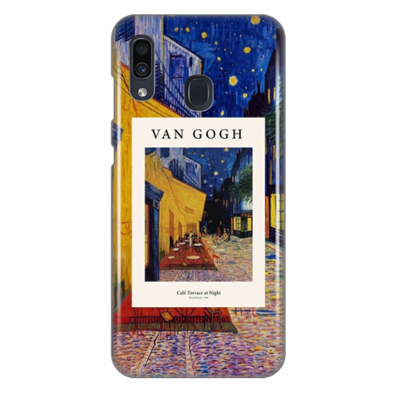کاور طرح کافه تراس در شب کد DIMO-0391 مناسب برای گوشی موبایل سامسونگ Galaxy A30 / Galaxy A20