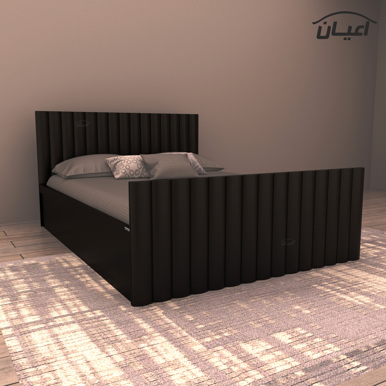 تخت خواب دونفره اعیان مدل FH374 سایز 160x200 سانتی متر