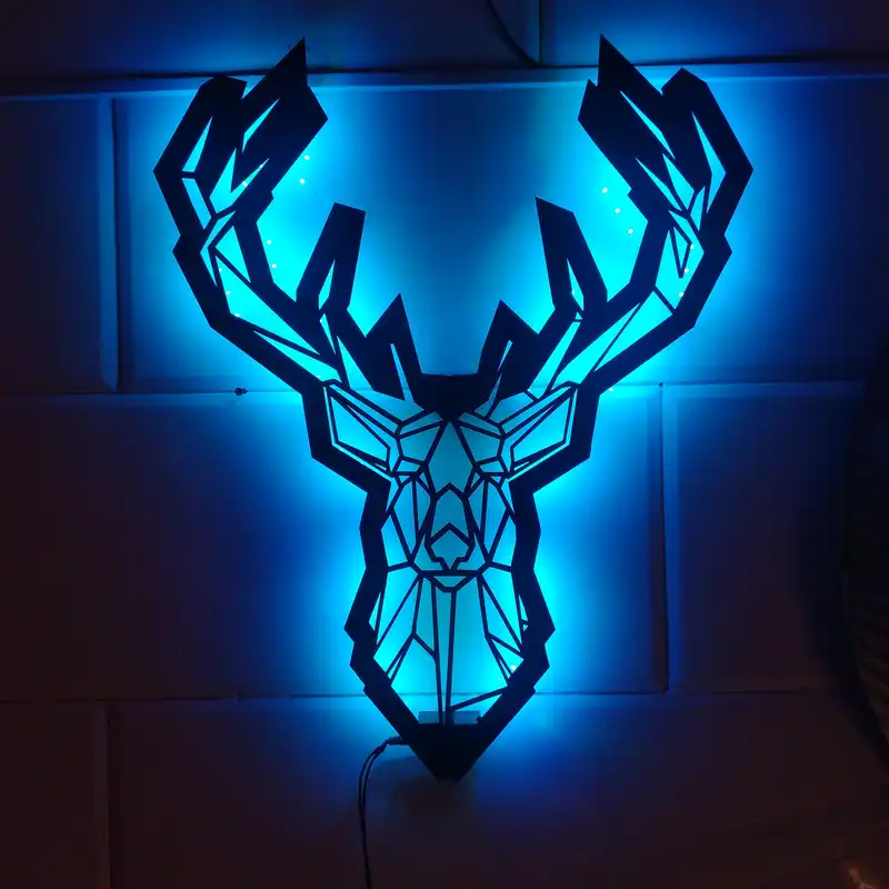 چراغ دیواری مدل گوزن شاخدار