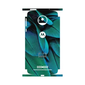 MAHOOT Green Feather-FullSkin Cover Sticker for Motorola Moto Z