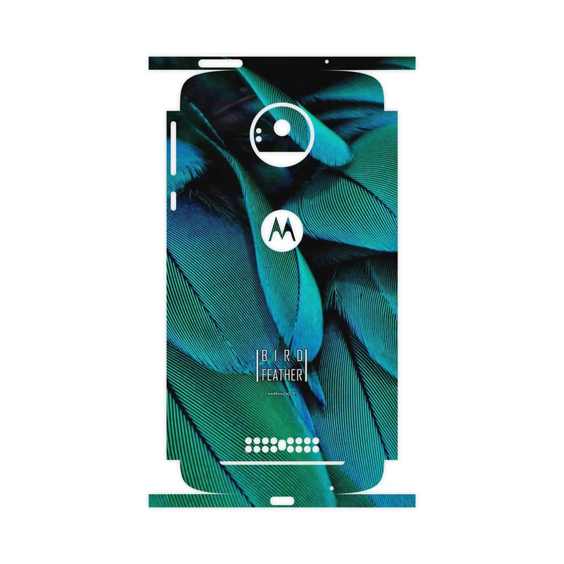 برچسب پوششی ماهوت مدل Green Feather-FullSkin مناسب برای گوشی موبایل موتورولا Moto Z