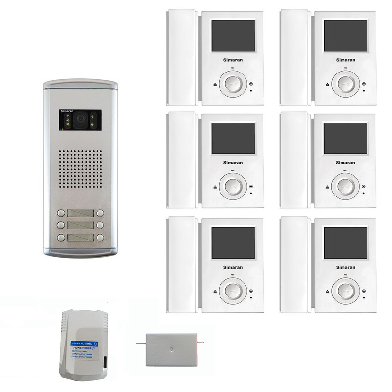 دربازکن تصویری سیماران مدل 35FLV6 مجموعه 9 عددی دربازکن تصویری سیماران مدل 35FLV6 مجموعه 9 عددی