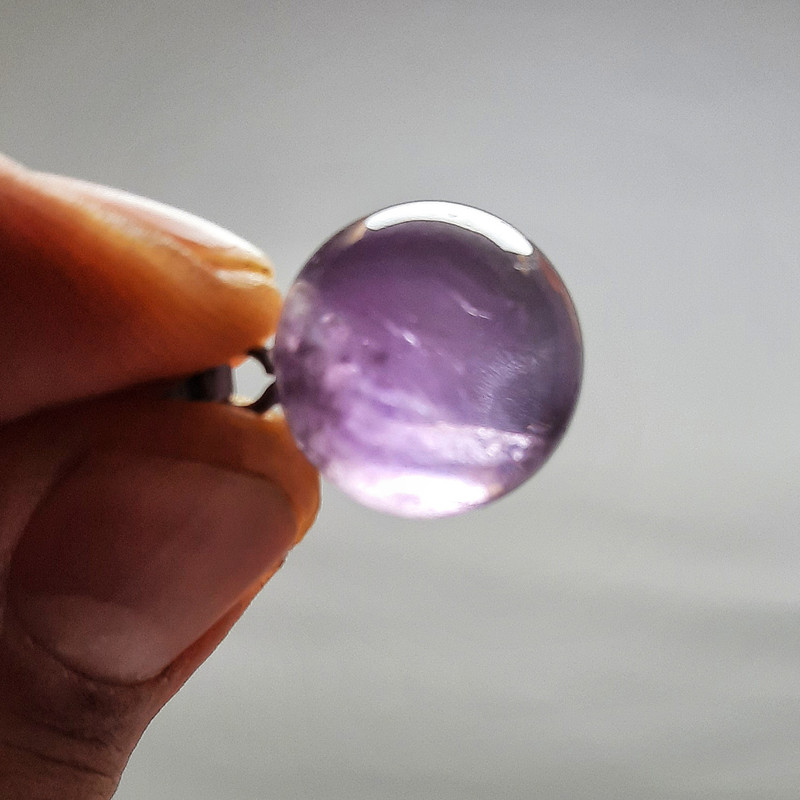 آویز گردنبند زنانه مدل گوی آمیتیست کد 30 آویز گردنبند زنانه مدل گوی آمیتیست کد 30