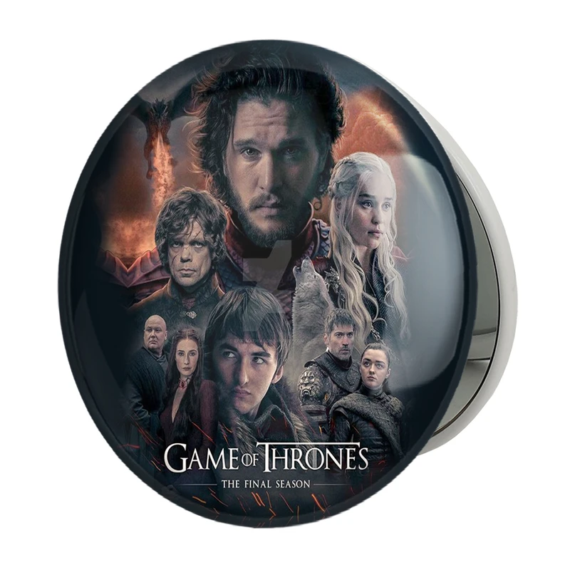 آینه جیبی خندالو طرح ساموئل تارلی گیم اف ترونز Game of Thrones مدل تاشو کد 2658 