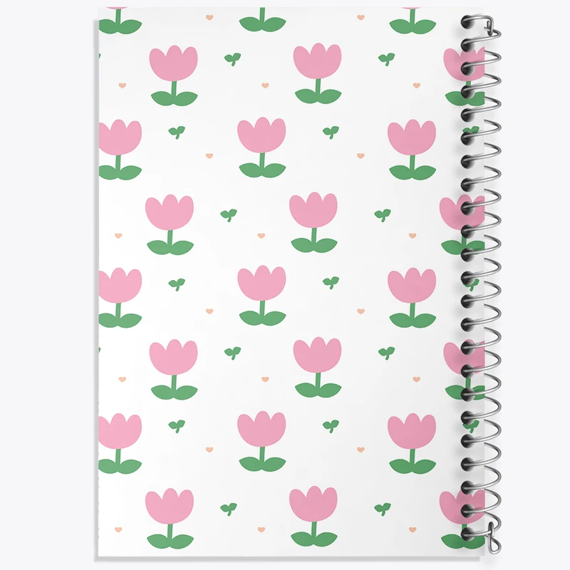 دفتر لیست خرید 50 برگ خندالو طرح گل لاله کد N399