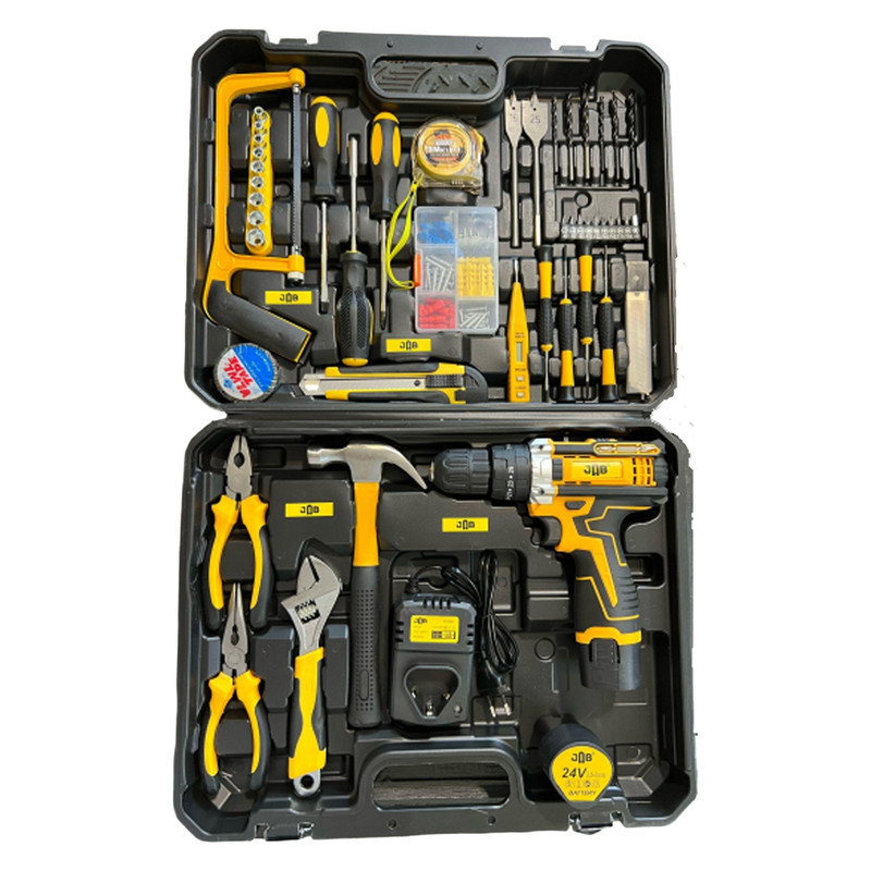 مجموعه 150 عددی دریل پیچ گوشتی شارژی جاب مدل JBE-5000 SE 