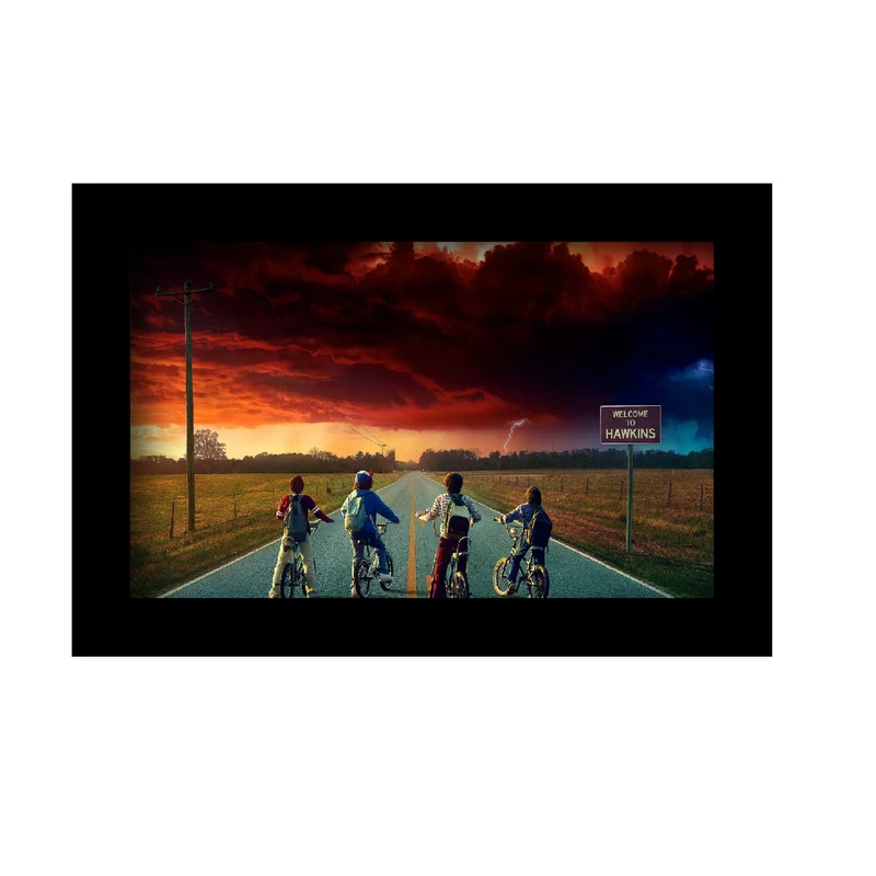 تابلو مدل چیز های عجیب طرح stranger things4