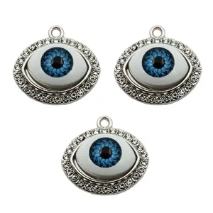 آویز گردنبند زنانه مدل چشم های زیبا کد 03 بسته 3 عددی