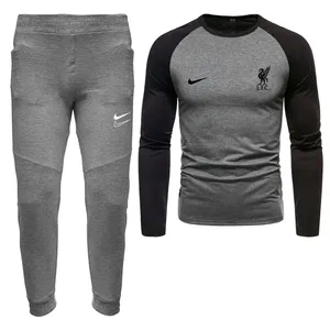 ست تی شرت و شلوار مردانه مدل 04009127 رنگ طوسی